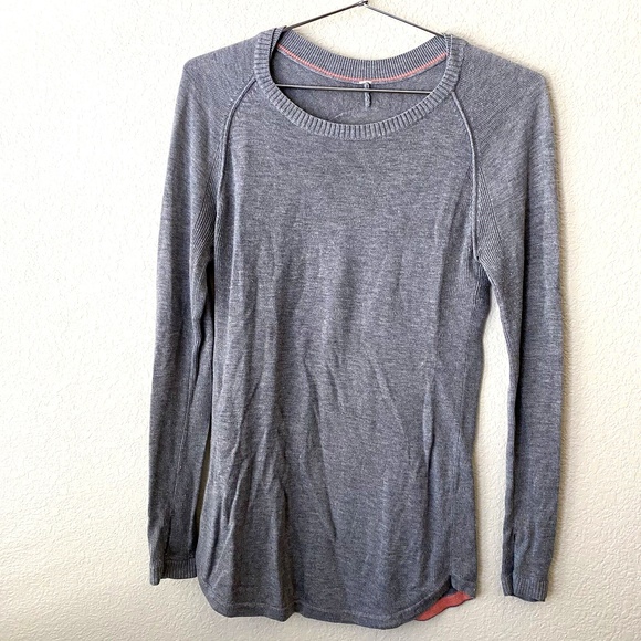 Lululemon Be Fearless Womens Long Thumbhole Sleeve Pullover Top Size S-M?** - Picture 1 of 8